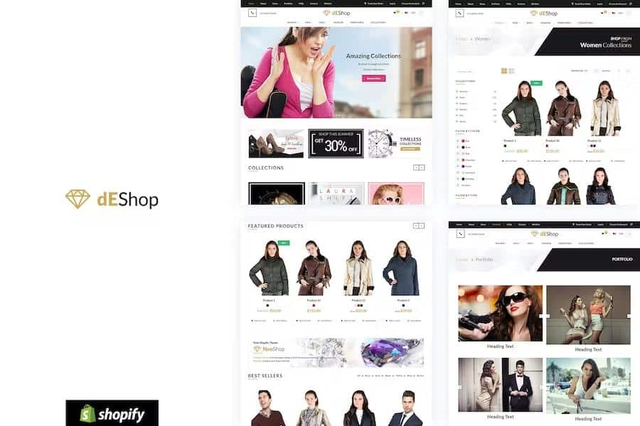 DESHOP – MULTIPURPOSE ECOMMERCE SHOPIFY THEME